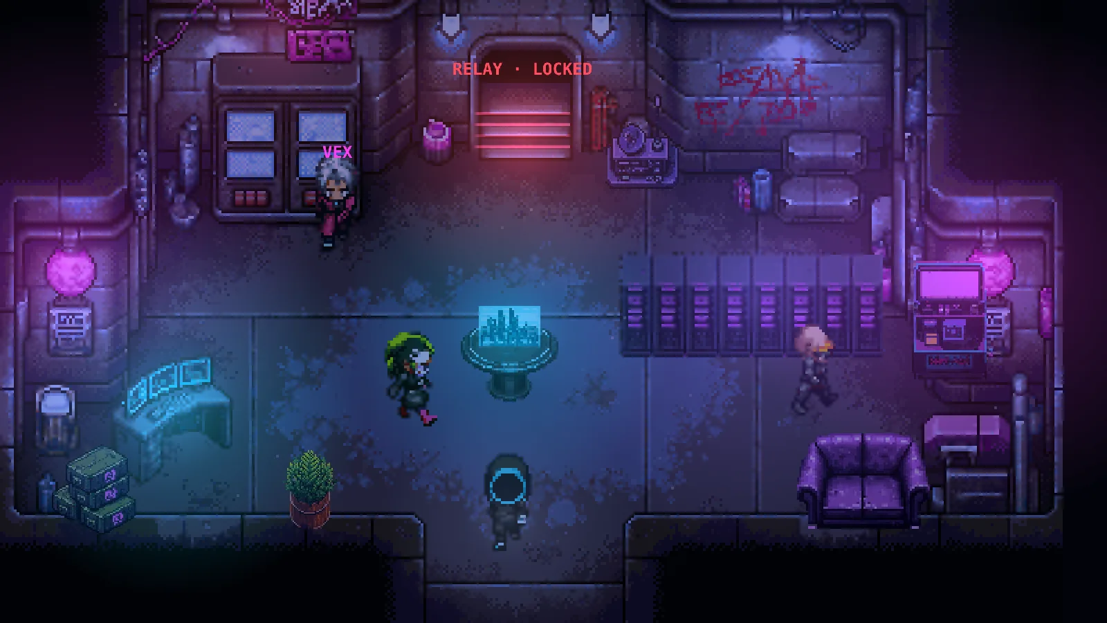Resistance HQ: Vex, Nova and Patch in Sublevel C